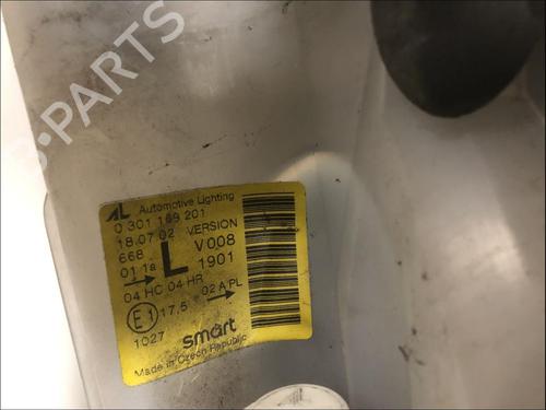 Left headlight SMART CABRIO (450) 0.6 (S1OLA1, 450.441, 450.442, 450.443) | BP33582797C28 - Image 3