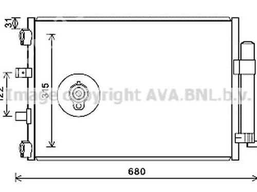 Used AC radiator AC radiator FORD FOCUS III [2010-2020] 33603548 33603548