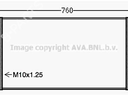 Used AC radiator AC radiator RENAULT MEGANE III Coupe (DZ0/1_) 1.5 dCi (DZ0B) (106 hp) 33604195 33604195