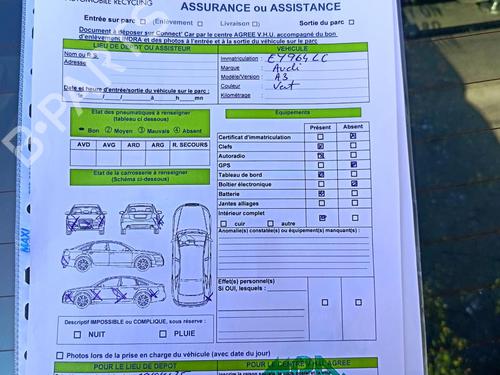 Used Parts AUDI A3 (8L1)  1.8  4524210