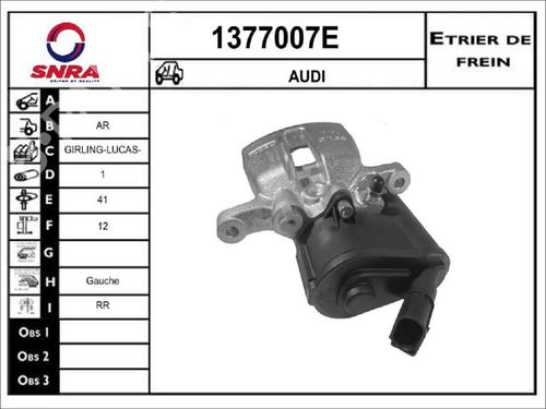Used Left rear brake caliper Left rear brake caliper AUDI A6 C6 Avant (4F5) 2.0 TDI (140 hp) 33590409 33590409