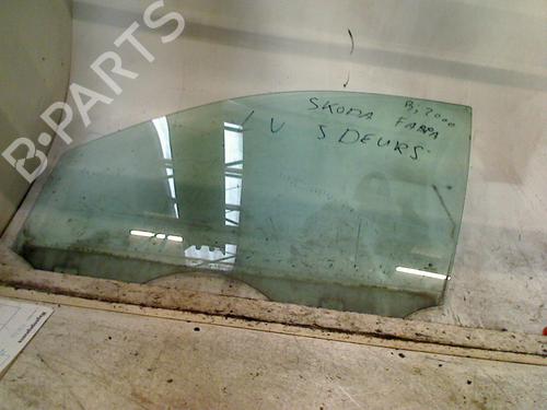 front-left-door-window-skoda-fabia-i-6y2-1999-2000-2001-2002-2003-2004-2005-2006-2007-2008-34657467 main image