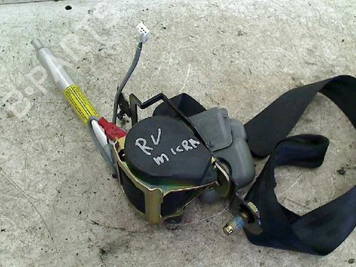 Used Front right seatbelt Front right seatbelt NISSAN MICRA II (K11) 1.5 D (57 hp) 34654197 34654197