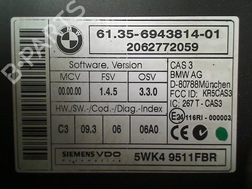 Electronic module BMW 1 (E87) 116 i | BP34689456M83 - Image 2