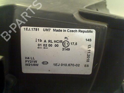 Right headlight VW UP! (121, 122, BL1, BL2, BL3, 123) 1.0 | BP40527674C29 - Image 3