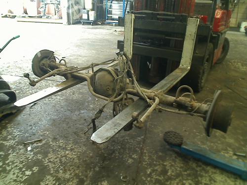 Used Rear axle Rear axle VW LT 28-35 II Bus (2DB, 2DE, 2DK) 2.5 TDI (109 hp) 34659036 34659036