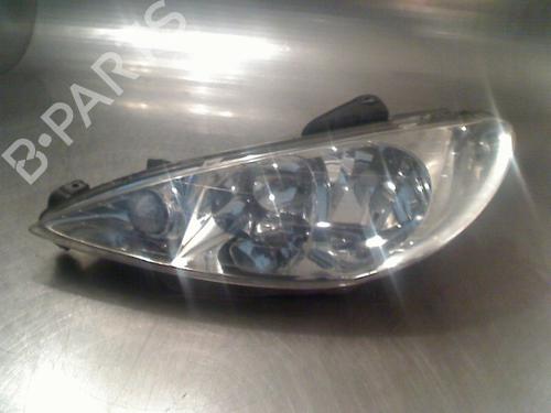 Used Left headlight Left headlight PEUGEOT 206 Hatchback (2A/C) 1.4 i (75 hp) 34684805 34684805