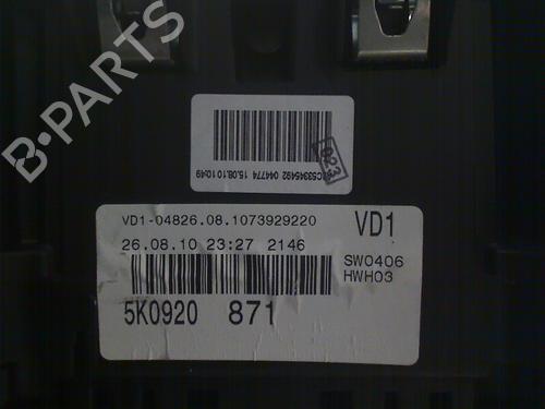 Instrument cluster VW GOLF VI Variant (AJ5) 1.2 TSI | BP34682940C47 - Image 5