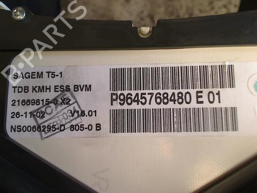 instrument-cluster-peugeot-307-3ac-2000-2001-2002-2003-2004-2005-2006-2007-2008-2009-2010-2011-2012-34661960 main image