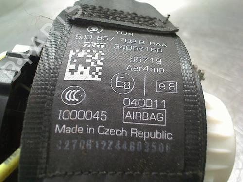 Front right seatbelt SKODA FABIA II Combi (545) 1.2 TDI | BP34690155I25 - Image 2
