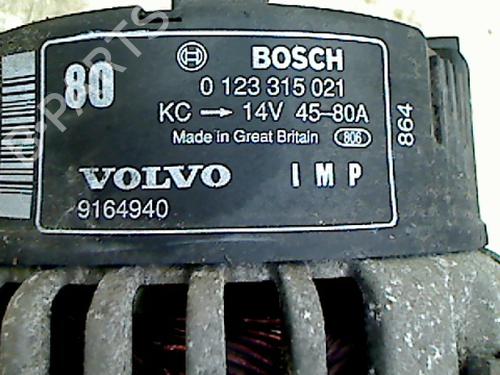 Used Alternator Alternator VOLVO V40 Estate (645) 1.8 (115 hp) 34654236 34654236