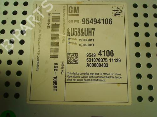 Radio CHEVROLET AVEO Hatchback (T300) 1.2 | BP37660238E6 - Image 3