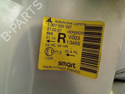 Right headlight SMART FORTWO Coupe (450) 0.7 (450.352, 450.332) | BP34690137C29 - Image 3