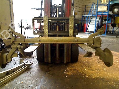 Used Rear axle Rear axle PEUGEOT 206 Hatchback (2A/C) 1.6 16V (109 hp) 34673243 34673243