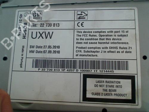 Radio OPEL INSIGNIA A (G09) 2.0 CDTI (68) | BP34679224E6 - Image 2