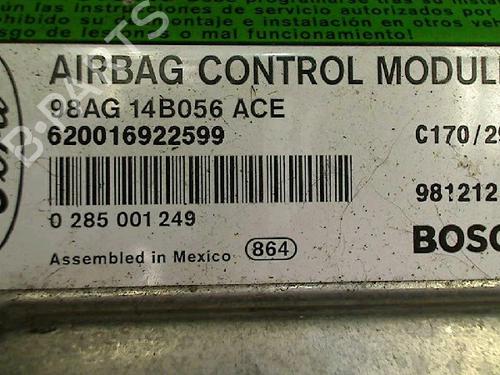 Used ECU airbags ECU airbags FORD FOCUS I (DAW, DBW) 2.0 16V (131 hp) 34654466 34654466