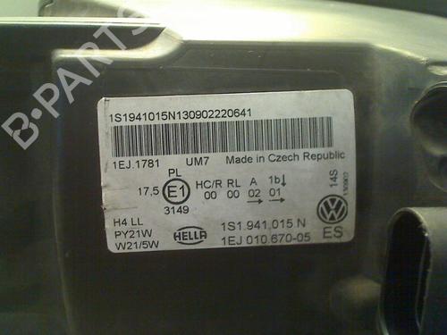 Left headlight VW UP! (121, 122, BL1, BL2, BL3, 123) 1.0 | BP40527673C28 - Image 3