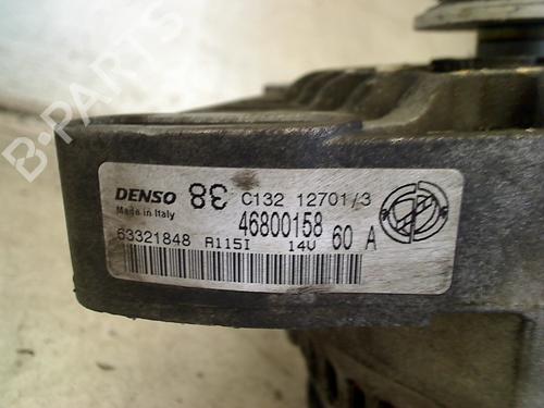 Used Alternator Alternator FIAT PUNTO (188_) 1.2 60 (188.030, .050, .130, .150, .230, .250) (60 hp) 34659613 34659613