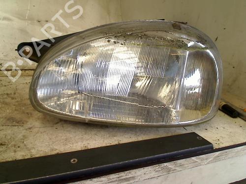 Used Left headlight Left headlight OPEL CORSA B (S93) 1.5 TD (F08, F68, M68) (67 hp) 34658667 34658667