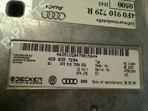 Electronic module AUDI A6 C6 (4F2) 4.2 quattro | BP39049154M83 - Image 2