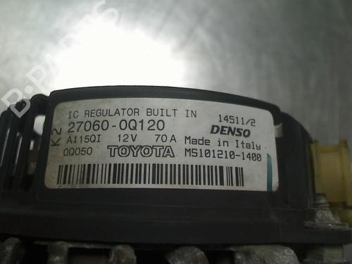 Alternator CITROËN C1 (PM_, PN_) 1.0 | BP34686432M7 - Image 2