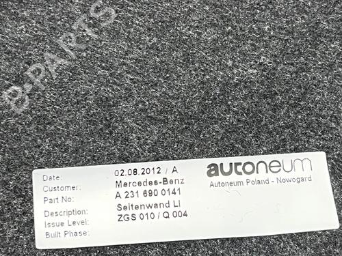 Boot lining MERCEDES-BENZ SL (R231) 500 (231.473) | BP36130518I3  - Image 10