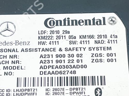 Electronic module MERCEDES-BENZ SL (R231) 500 (231.473) | BP36130496M83 - Image 10