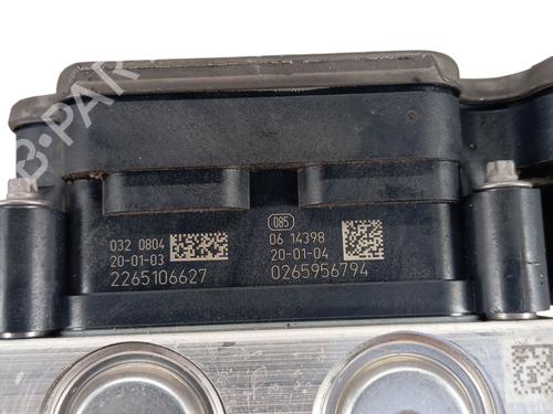 Used ABS pump ABS pump RENAULT CLIO V (B7_) 1.0 SCe 75 (B7M5) (72 hp) 34294649 34294649