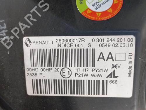 Used Left headlight Left headlight RENAULT MEGANE III Hatchback (BZ0/1_, B3_) 1.5 dCi (86 hp) 34295523 34295523