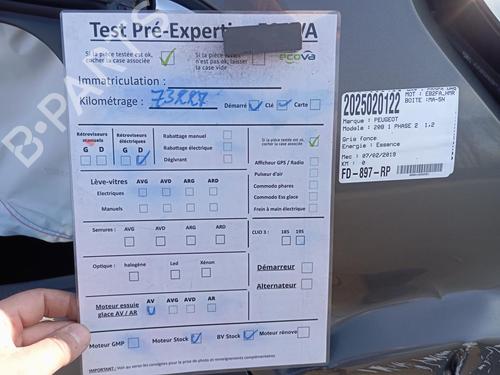 Pièces Détachées Usagées PEUGEOT 208 I (CA_, CC_)  1.2 PureTech 82  4623119