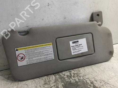 Høyre solskjerm Høyre solskjerm PEUGEOT 207 (WA_, WC_) 1.4 HDi (68 hp) 34299160 34299160