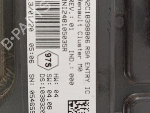 Used Instrument cluster Instrument cluster RENAULT MASTER III Van (FV) 2.3 dCi 145 RWD (FV0E, FV0F, FV0T, FV10, FV12, FV11) (146 hp) 34303477 34303477