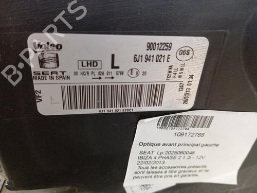 Used Left headlight Left headlight SEAT IBIZA IV (6J5, 6P1) [2008-2017] 34301856 34301856