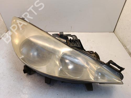 Used Right headlight Right headlight PEUGEOT 207 (WA_, WC_) 1.6 HDi (90 hp) 39213600 39213600