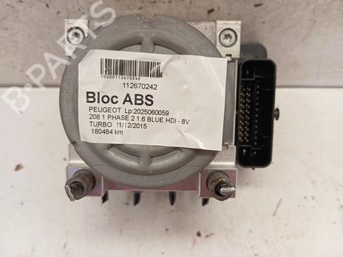 Used ABS pump ABS pump PEUGEOT 208 I (CA_, CC_) 1.6 BlueHDi 100 (100 hp) 34326886 34326886