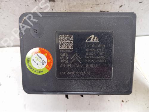 Used ABS pump ABS pump PEUGEOT 208 I (CA_, CC_) 1.6 HDi / BlueHDi 75 (75 hp) 34326975 34326975