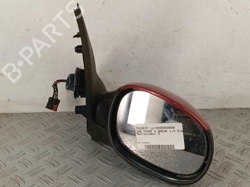 Used Right mirror Right mirror PEUGEOT 206 SW (2E/K) 1.4 HDi (68 hp) 36522635 36522635
