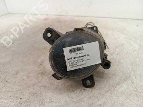 Højre Foran Tågelygte Højre Foran Tågelygte OPEL CORSA D (S07) 1.2 (L08, L68) (86 hp) 34308359 34308359