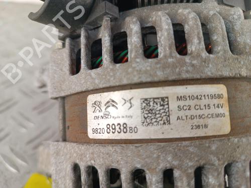 Used Alternator Alternator PEUGEOT 308 SW II (LC_, LJ_, LR_, LX_, L4_) 1.5 BlueHDi 130 (131 hp) 34312258 34312258