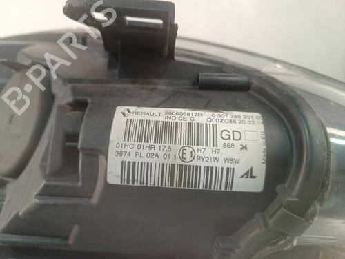 Left headlight RENAULT MEGANE III Hatchback (BZ0/1_, B3_) 1.2 TCe (BZ16, BZ28) | BP38722438C28 - Image 2