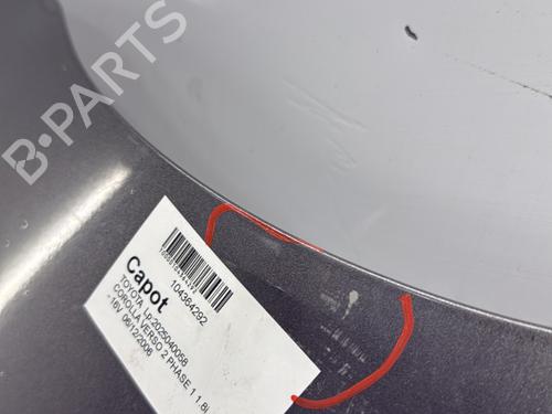 Motorhjelm Motorhjelm TOYOTA COROLLA Verso (ZER_, ZZE12_, R1_) 1.8 (ZNR11_, ZNR11R) (129 hp) 34311387 34311387