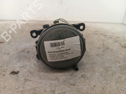 Used Right front fog light Right front fog light RENAULT MEGANE II (BM0/1_, CM0/1_) [2001-2012] 34309282 34309282