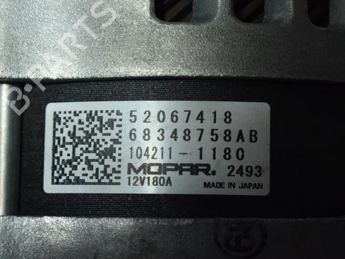Alternator JEEP COMPASS (MP, M6, MV, M7) | BP36135924M7 - Image 4
