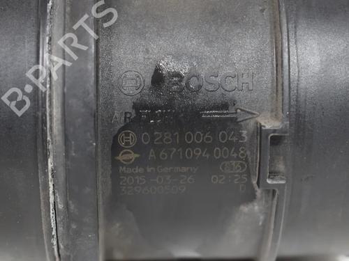 Mass air flow sensor SSANGYONG REXTON W / REXTON 2.0 Xdi All-wheel Drive | BP36137323M95 - Image 2