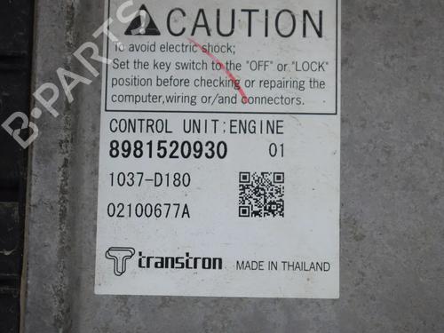 Engine control unit (ECU) ISUZU D-MAX I (TFR, TFS) 2.5 DiTD 4x4 (TFS86_) | BP36137615M57 - Image 3