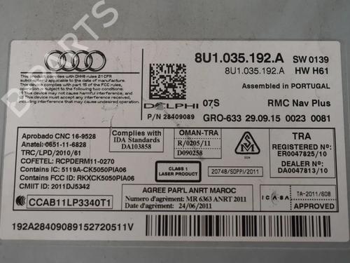 Control unit AUDI Q3 (8UB, 8UG)  | BP36137269M11  - Image 6