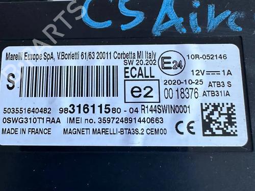 Electronic module CITROËN C5 AIRCROSS (A_) 1.5 BlueHDi 130 (ACYHZJ, ACYHZR) | BP36133122M83 - Image 2