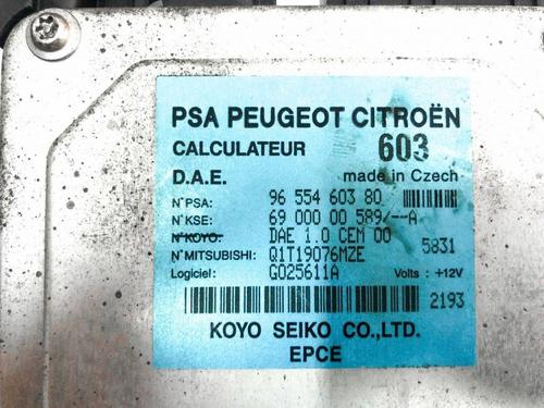 Engine control unit (ECU) PEUGEOT 1007 (KM_) 1.4 | BP36271058M57 - Image 13