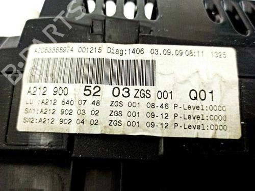 Instrument cluster MERCEDES-BENZ E-CLASS (W212) E 250 CDI / BlueTEC 4-matic (212.082, 212.097) | BP36273181C47 - Image 9