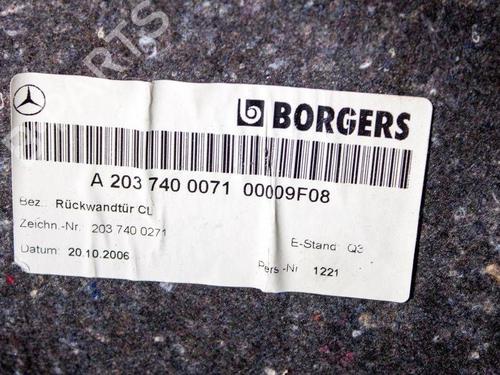 Boot lining MERCEDES-BENZ C-CLASS (W203) C 350 (203.056) | BP36269062I3 - Image 8